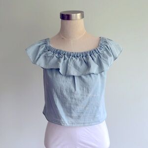 Exspress Jean Cropped Top